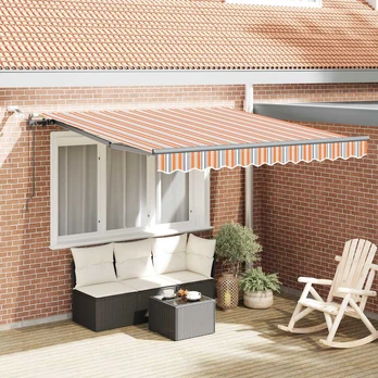 Ištraukiama markizė su Įvairiaspalvis 350 x 250 cm audinys