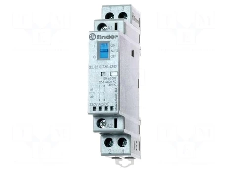 Relay: installation | monostable | NC + NO | Ucoil: 24VAC | 25A | IP20