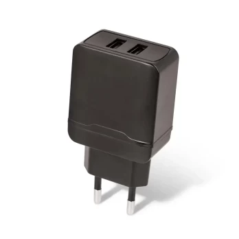 Setty charger 2x USB 2,4A black
