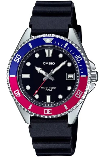 Vyriškas laikrodis Casio Collection MDV-10-1A2, juodas