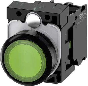 Siemens ACT 2AB40-1BA0 - Leuchtdrucktaster 1 NO grün rund