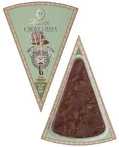 Milk chocolate pizza with biscuits and no added sugar Laurence, 100 g