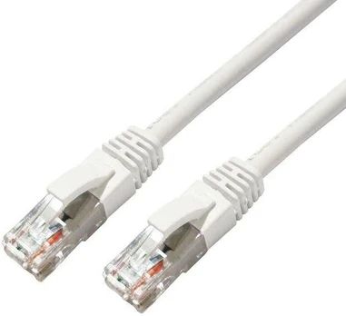 MicroConnect CAT6A UTP 7.5m Baltas LSZH