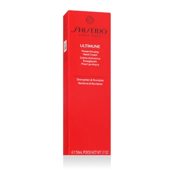 Shiseido Ultimune Power Infusing Hand Cream 50 ml Rankų kremas