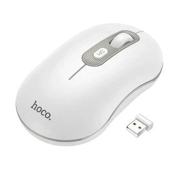 [Užsakomoji prekė] Mouse Wireless  1000-1600 DPI - Hoco (GM21) - White