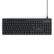 wired keyboard CK-200 black kaina