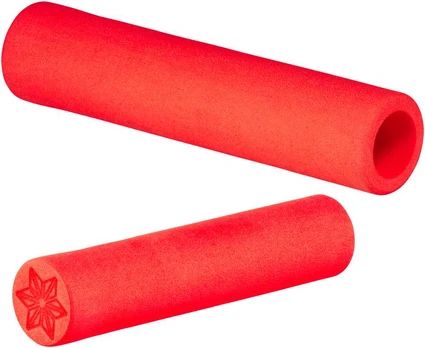 SUPACAZ Supalite Grip - Raudona vairo rankenelės