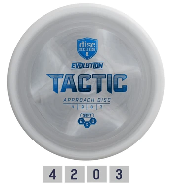 DISCMANIA SOFT EXO TACTIC Evolution Midrange Driver Gray Diskgolfo diskas