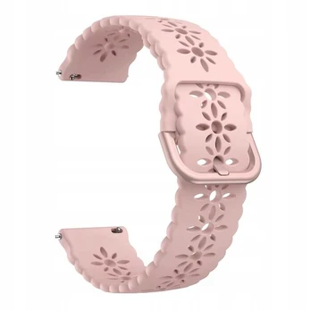 „BestAccessories" silikoninė apyrankė laikrodžiui 20mm, rožinė