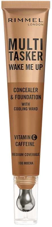Rimmel MULTITASKER WAKE ME UP maskuoklis and foundation #Mocha 20 ml