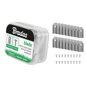 Peiliukai robotui Bradas Neutral, sidabro, 18 vnt.