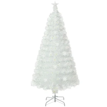 Dirbtinė Kalėdų eglutė LED 120 cm balta