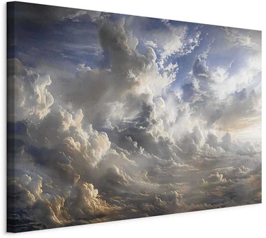 Artgeist Paveikslas - Golden Reflections on Clouds Foretelling Dusk