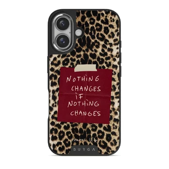 Nothing Changes - iPhone 16 Case, Elite Dark (MagSafe) / Silver