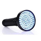 Ultravioletinis 100 UV LED prožektorius žibintuvėlis juodas