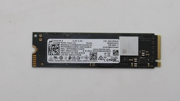 512GB M.2 PCIe NVMe QLC SSD