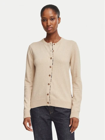 Barbour Kardiganas Pendle LKN1076BE54 Smėlio Regular Fit