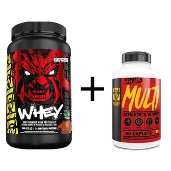 MUTANT Whey 908g + MUTANT Multi 60 kaps. RINKINYS Braškių kremas