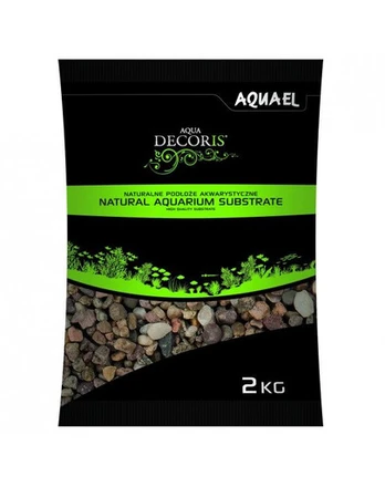 Aquael natūralus įvariaspalvis gruntas 1,4-2 mm 2 kg