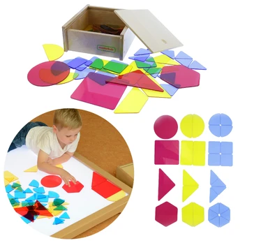 MASTERKIDZ permatomos geometrinės figūros