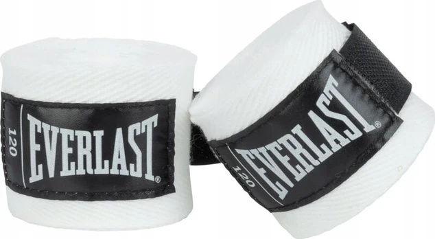 Bokso rankų bintai Everlast Core, 305 cm, balti