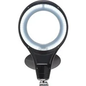 MAUL LED Lupenleuchte Makro mit Standfuß juodas