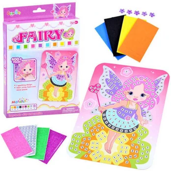 Kūrybinė lipdukų mozaika Fairy