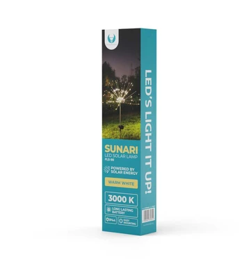 TelForceone SUNARI Solar Lamp LED FLS-90 solar fireworks 3000K 600mAh Li-Ion Forever Light