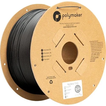 Polymaker PolyTerra PLA - 3kg - 1.75mm - Charcoal Juodas