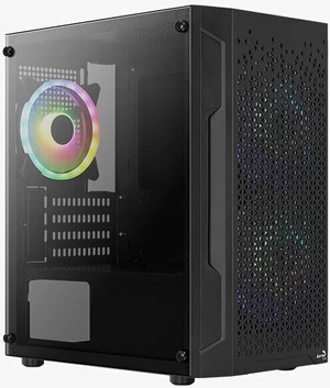 Korpusas AeroCool, juoda