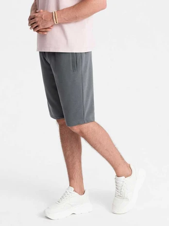 basic cotton sweatpants - graphite v11 om-srbs-0149