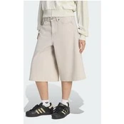 adidas Bermudų šortai KQ6477 Šviesiai smėlinė Oversize