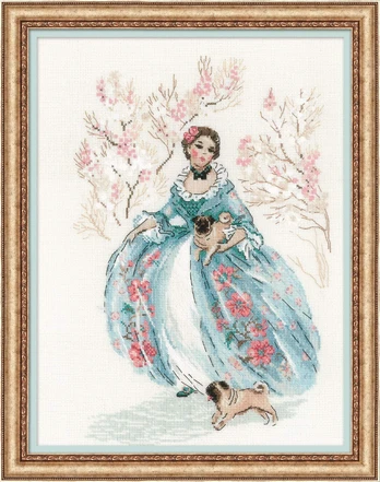 Rococo. Stroll siuvinėjimo rinkinys iš RIOLIS Nr.: 1723