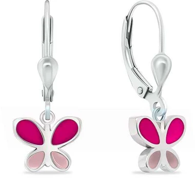Brilio Silver Matching sidabrinis earrings Butterflies EA1003W