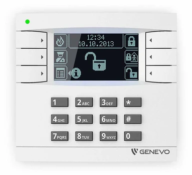 PRiMA LCD WH-BK LCD grafinė klaviatūra GENEVO valdymo pultams