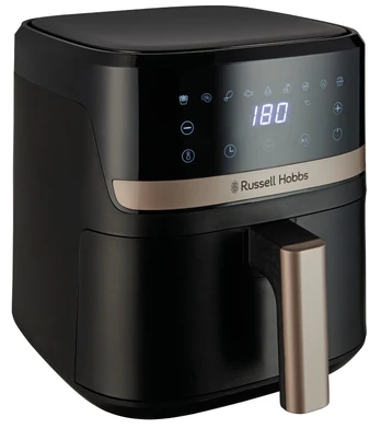 Russell Hobbs SatisFry Heißluftfritteuse Vienas 4,3 L Autonominės 1300 W Karšto oro gruzdintuvė Juoda