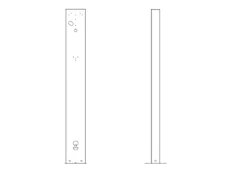 Automobilių įkrovimo stotelės stovas Wallbox Pedestal Eiffel Basic Mono for Pulsar kaina