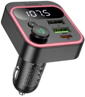 FM bangų moduliatorius PD20W+QC3.0 "Hoco E85"