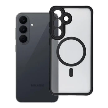 Dėklas Matte MagSafe Samsung S741 S26 FE juodas