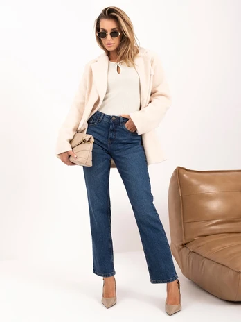 Sublevel Kelnės jeans-D85096AH62682D319-ciemny mėlyna