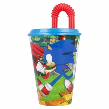 Stor Puodelis su šiaudeliais 430 ml Sonic
