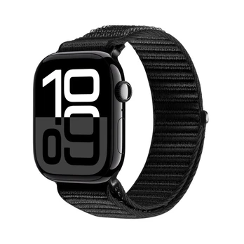 „Dux Ducis Apple Watch 38 / 40 / 41 / 42MM YE“ nailono pintas riešo dirželis, juodas
