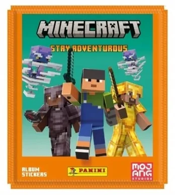 „Panini“ figūrėlė „PANINI MINECRAFT“ lipdukų kolekcija maišelis