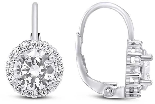 Brilio Silver Brilio Sidabrinis Charming sidabrinis earrings with zircons EA126W