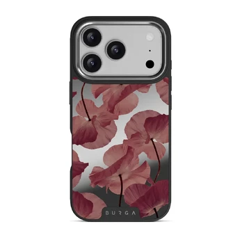 Tender Kiss - iPhone 17 Pro Case, Elite Mirror Dark (MagSafe) / Silver