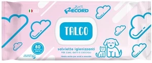 Drėgnos servetėlės Record Talco, balta
