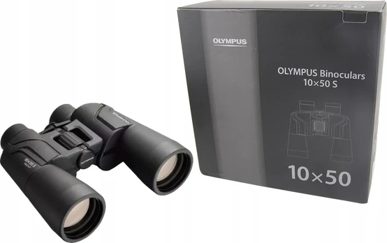 Žiūronai Olympus Binoculars 10x50 S juoda + dėklas
