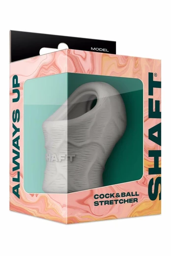 SHAFT MODEL P Intimate Silicone Ring & Stretcher Gray 7.9 cm