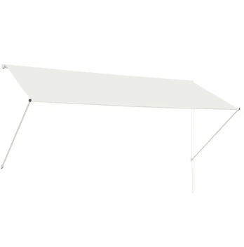 Vidaxl susukama markizė, 300 x 150 cm, kreminė