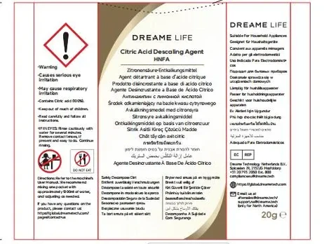 VACUUM ACC CITRIC ACID DESCAL./AGENT HNFA DREAME